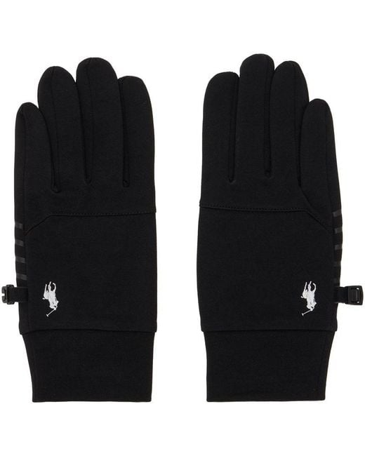 Polo Ralph Lauren Synthetic Commuter Touch Gloves in Black for Men Lyst