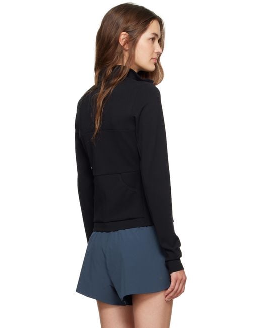 District Vision Black Studio Full Zip Midlayer Jacket