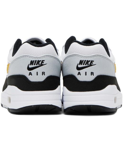 Nike Black White & Gray Air Max 1 Sneakers for men