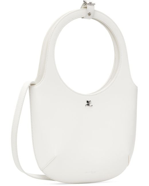 Courreges White Holy Leather Bag
