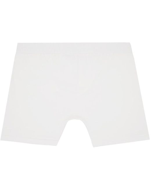 A.P.C. Black . White Cabourg Boxers for men