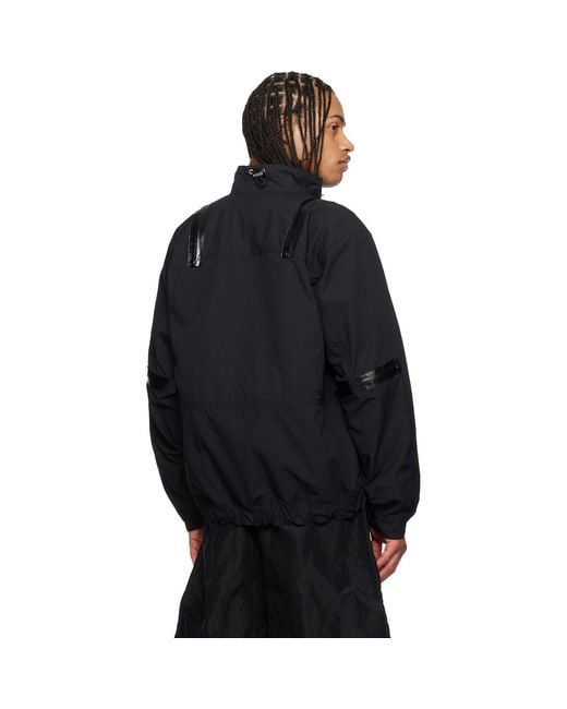 Sacai Black Weathercloth Jacket for men