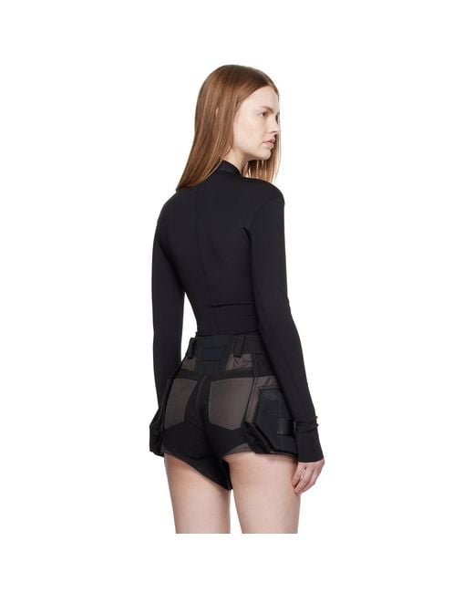 Mugler Black Star Top