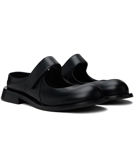 Sunnei Black Form Marg Sabot Loafers for men