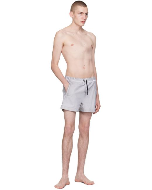 Boris Bidjan Saberi 11 White Gray Sw1 Shorts for men