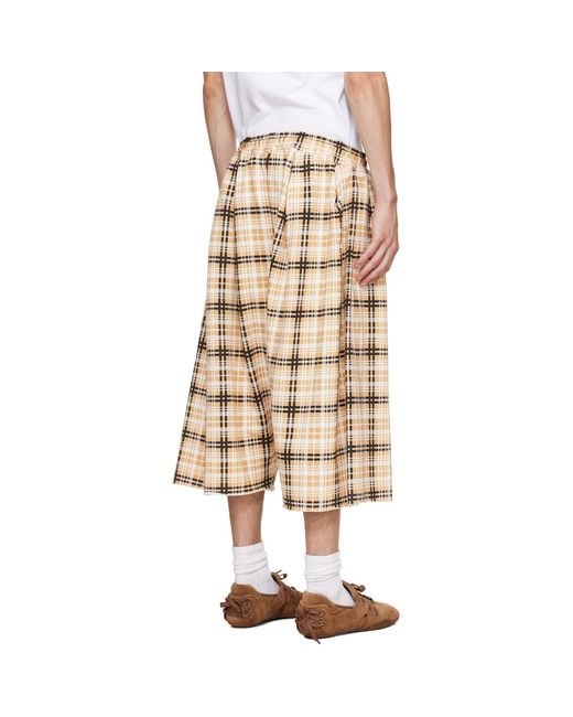 Vivienne Westwood Natural Balloon Shorts for men