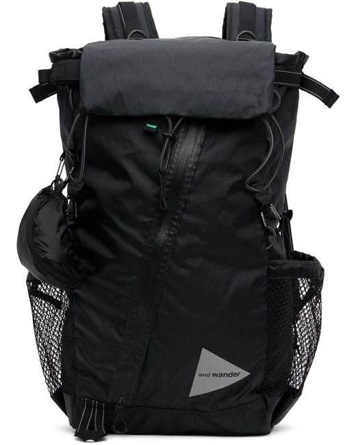 And Wander Black X-pac 30l Backpack for men