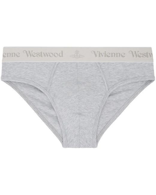 Vivienne Westwood Two-pack Gray Briefs for men