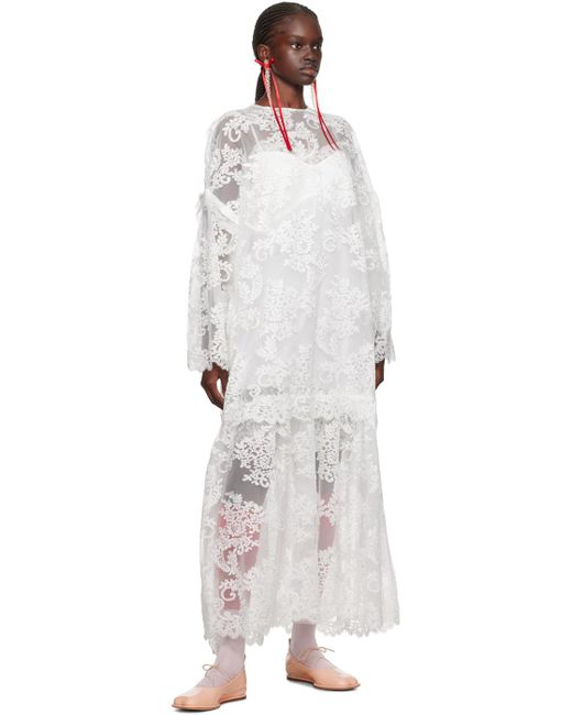 Simone Rocha Black White Oversized Maxi Dress
