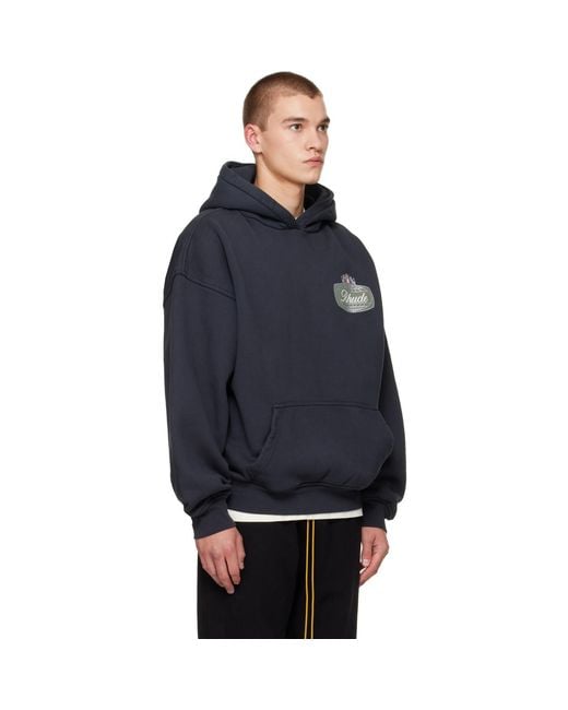 Rhude Blue Desert Racing' Hoodie for men
