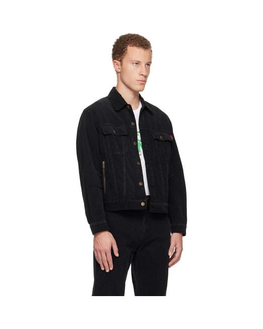 Undercover Black Uc2E4209-1 Denim Jacket for men