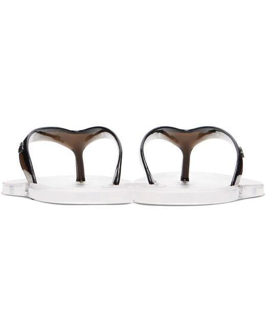 Ancient Greek Sandals Black Jelly Flip-Flops