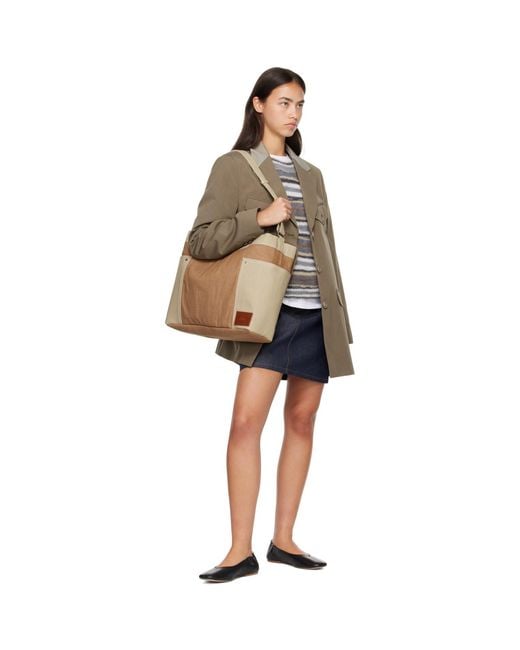A.P.C. Brown Tan & Jardin Tote