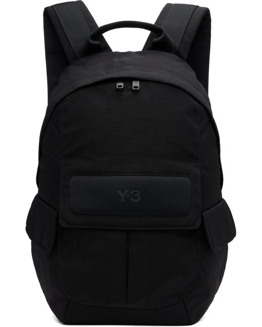 Y-3 Black Small Backpack for men