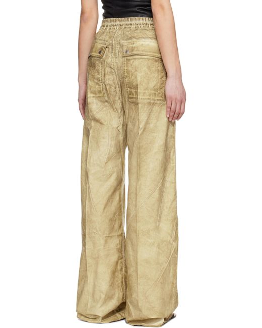 Rick Owens Hollywood Geth Belas Lounge Pants in Natural | Lyst