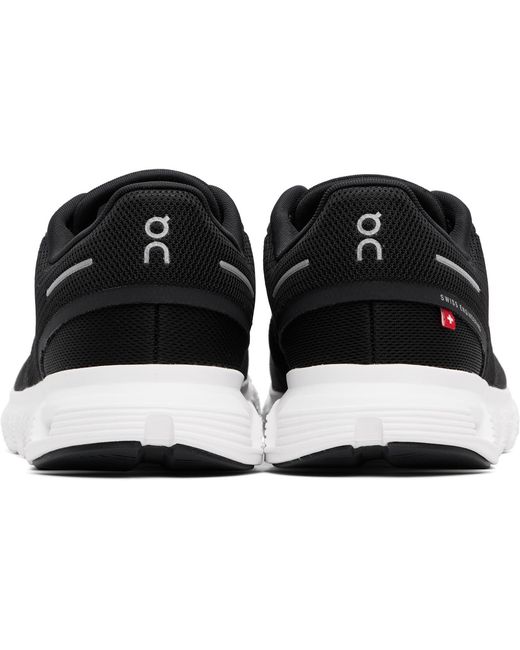 On Shoes Black Cloud 6 Sneakers for men