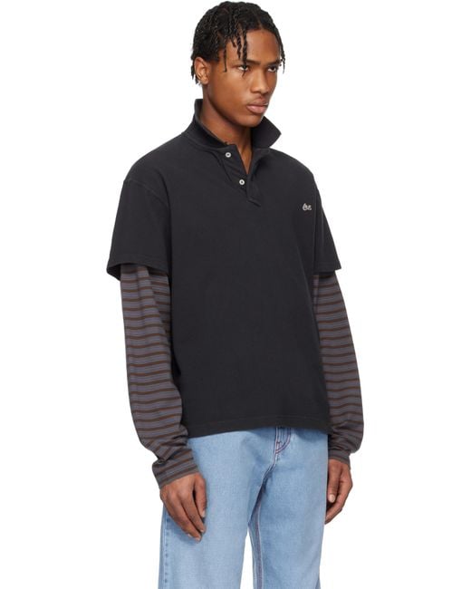 25ss ERL DOUBLE SLEEVE POLO T-SHIRT Sサイズ ERL DOUBLE SLEEVE POLO T-SHIRT ポロ Tシャツ - メルカリ