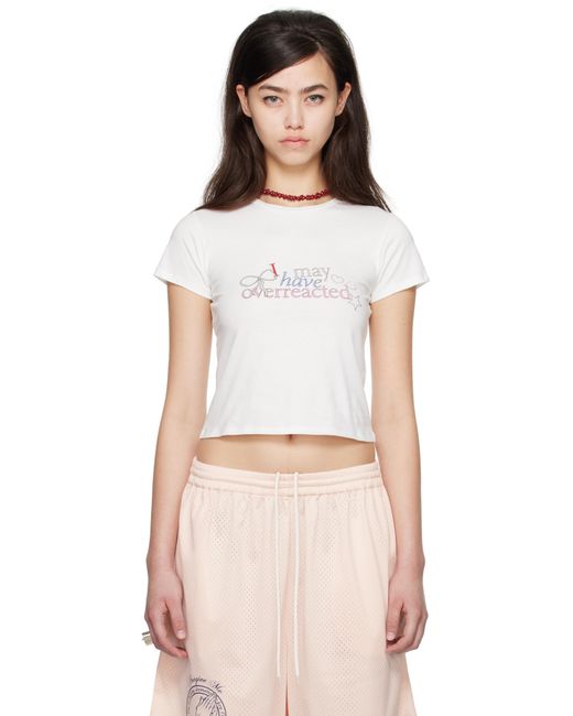Im Sorry by Petra Collins Multicolor Ssense Exclusive Jennyfax Edition 'I May Have Overreacted' T-Shirt