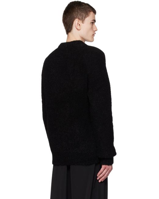 BERNER KUHL Black Crewneck Sweater for men