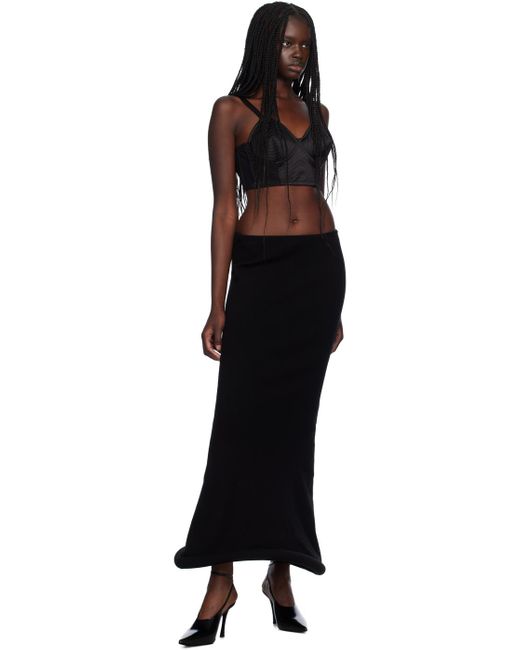 Jean Paul Gaultier The Knit 3D Maxi Skirt in Black Lyst UK