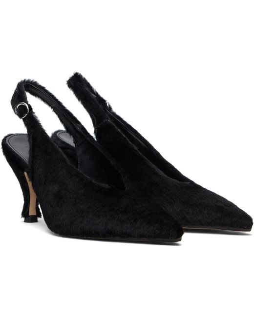 Aeyde Black Carla Heels