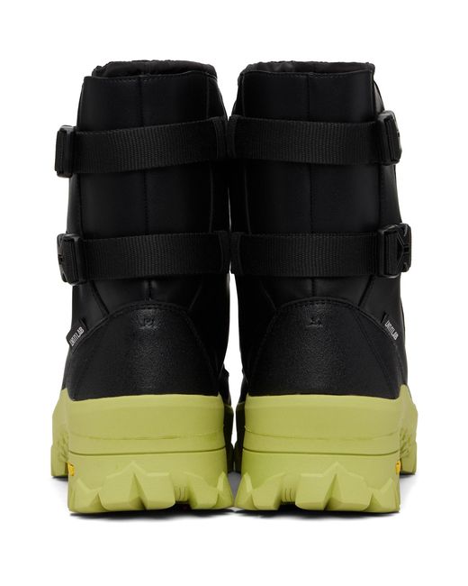 untitlab Black Un Sakura Boots for men