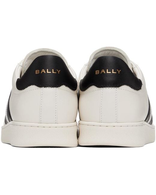 Bally Black White Tyger Sneakers for men