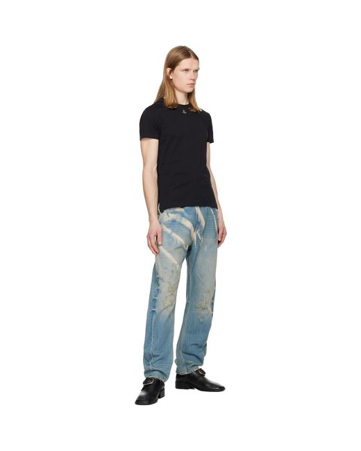 Vivienne Westwood Black Orb Peru T-Shirt for men