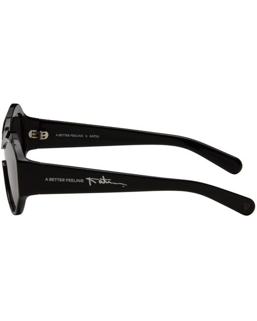 A Better Feeling Black Katsu Edition Kat01 Sunglasses for men