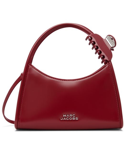 Marc Jacobs Red 'The Glam Claw Clip' Crossbody Bag
