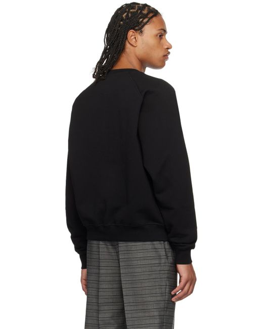 Vivienne Westwood Black Embroidered Sweatshirt for men