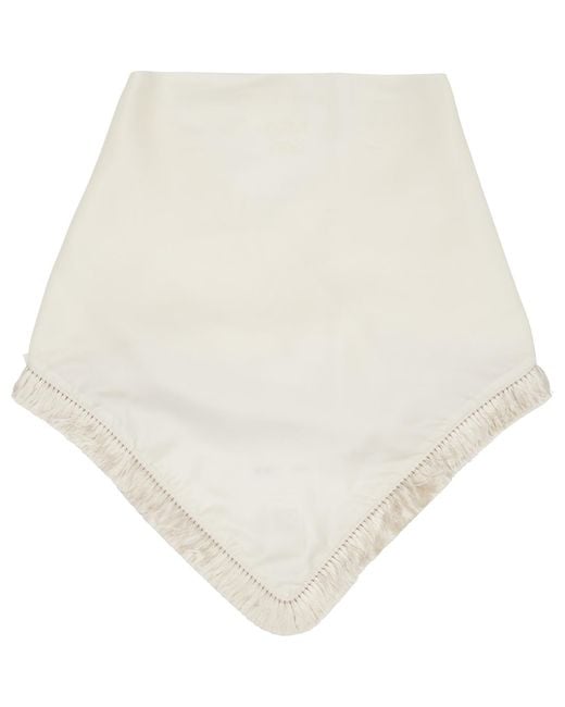 Toga Natural Off- Fringe Scarf