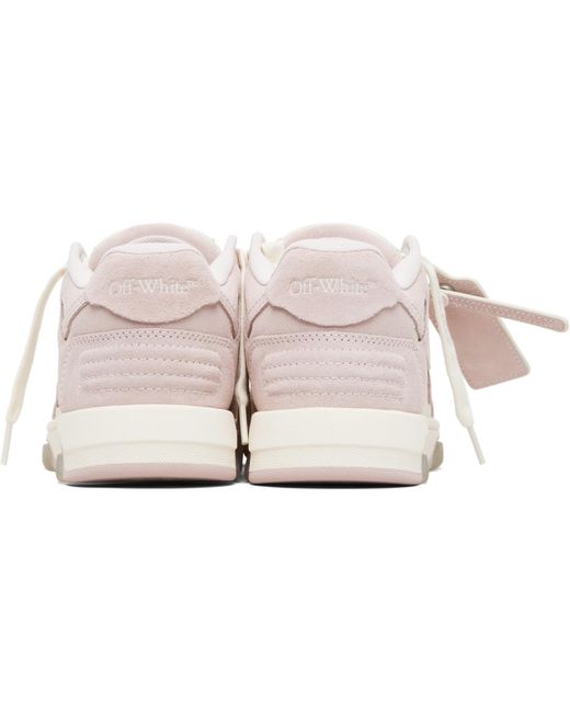 Off-White c/o Virgil Abloh Black Out Of Office Calf & Suede Sneakers