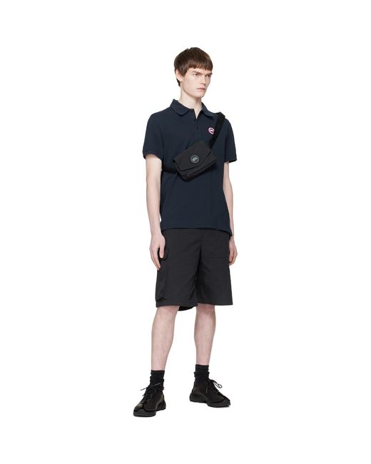 Canada Goose Black Beckley Polo for men