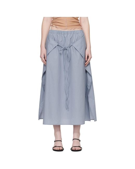Baserange Black Decti Maxi Skirt