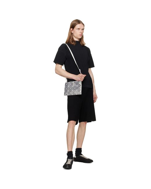 Issey Miyake Lucent Metallic Messenger Bag for men