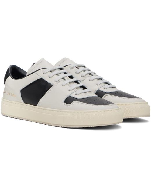 Common Projects Black Off- Decades Sneakers for men