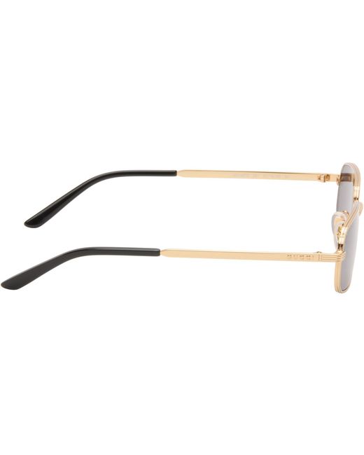 Gucci Black Rectangular Sunglasses for men