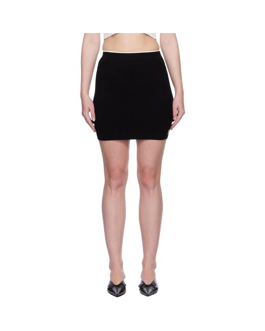 Amiri Black Ma Miniskirt