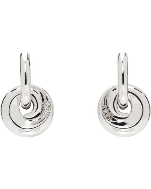 NUMBERING Black #7212 Earrings