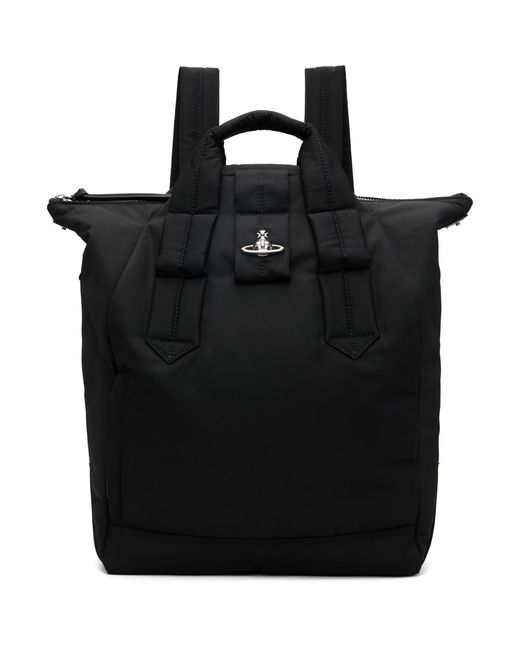 Vivienne Westwood Black Steven Backpack for men