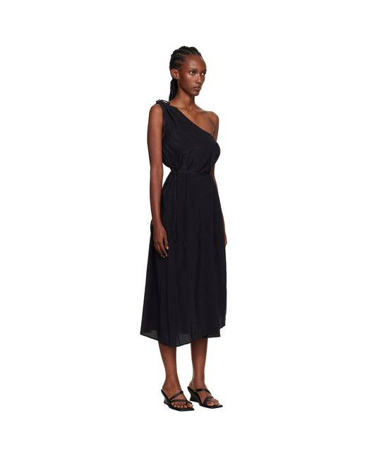 Baserange Black View Midi Dress