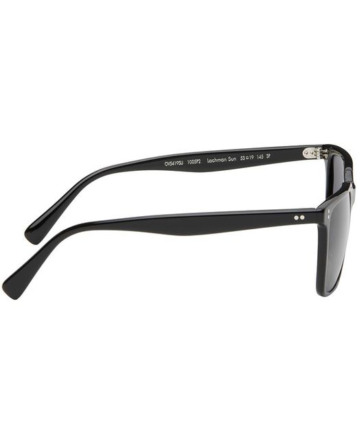Oliver Peoples Black Lachman Sunglasses for men