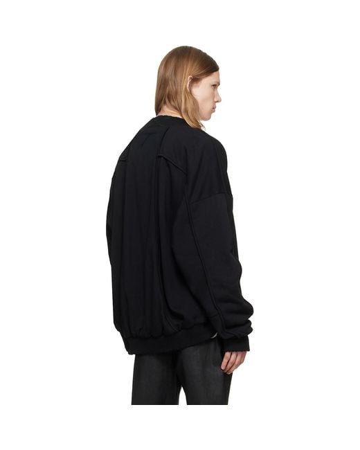 Thom Krom Black Msj 705 Bomber Jacket for men