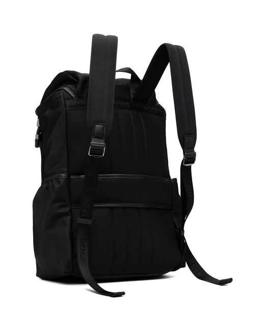 Boss Black Logo Hardware Backpack for men