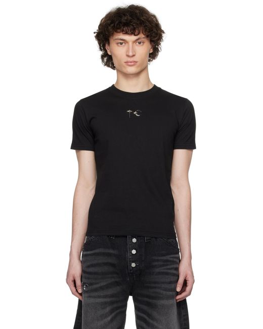 THUG CLUB Black Tc Slim T-Shirt for men