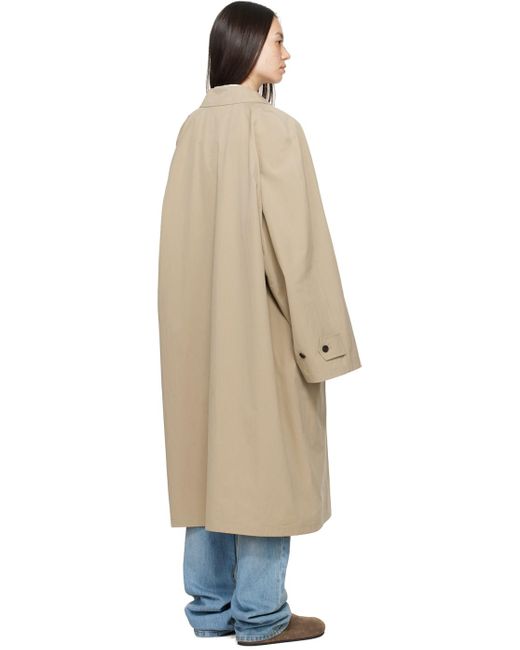 The Row Natural Taupe Flemming Trench Coat