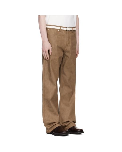 A.P.C. Brown Tan Arno Jeans for men