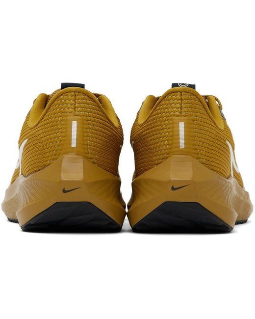 Nike Yellow Pegasus 40 Sneakers in Black for Men | Lyst