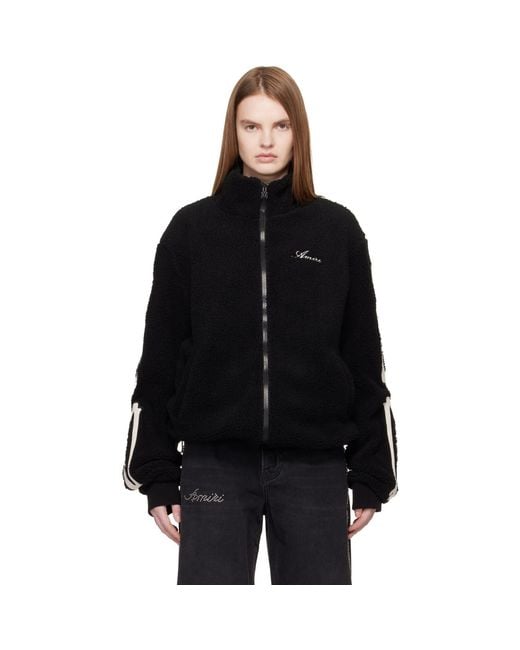 Amiri Black Bones Fleece Jacket